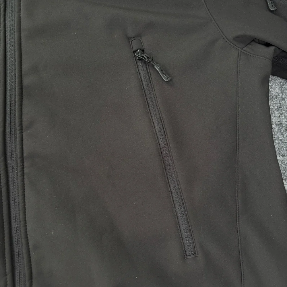 Free Soldier Mens‎ Tactical Softshell Jacket Black Hooded Military Outdoor Coat